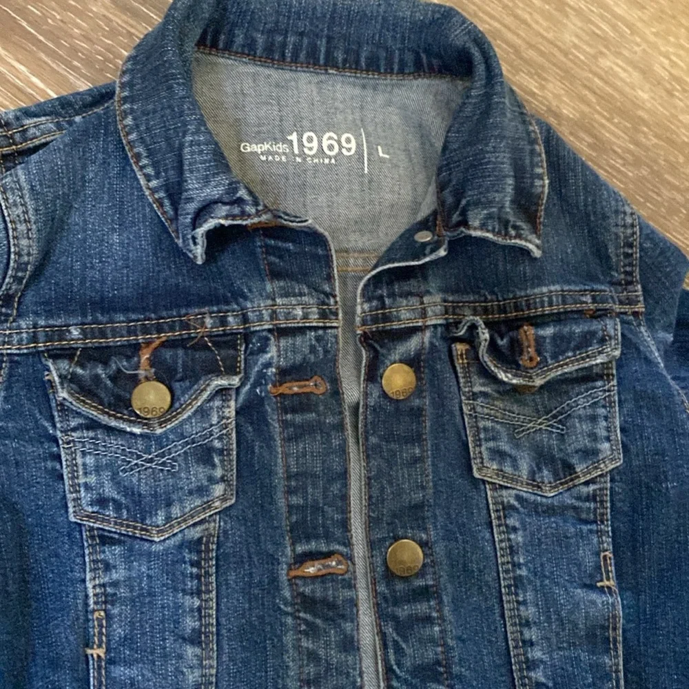 Gap kids jean jacket size large - Picture 4 of 10